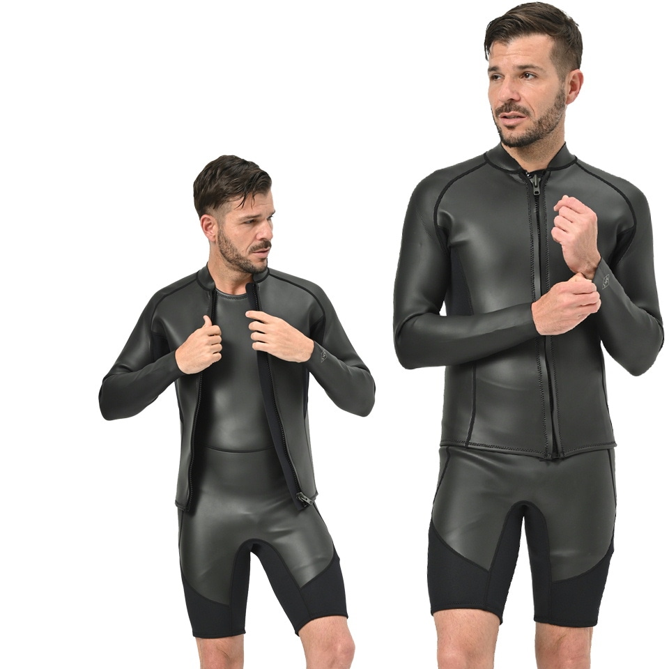 ロングスリーブ バックジップ スプリング 2ピース 2025年モデル AND NEW YOUウエット