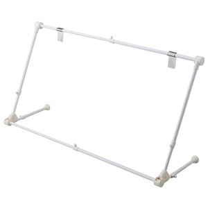 (10個セット) 室内物干しハンガー 洗濯物干し 幅70cm90cm ホワイト 折りたたみ可 エアコンハンガー 洗濯用品 ランドリー用品
