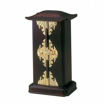 厨子型ミニ仏壇 小 木目色（内金） 3102852000021