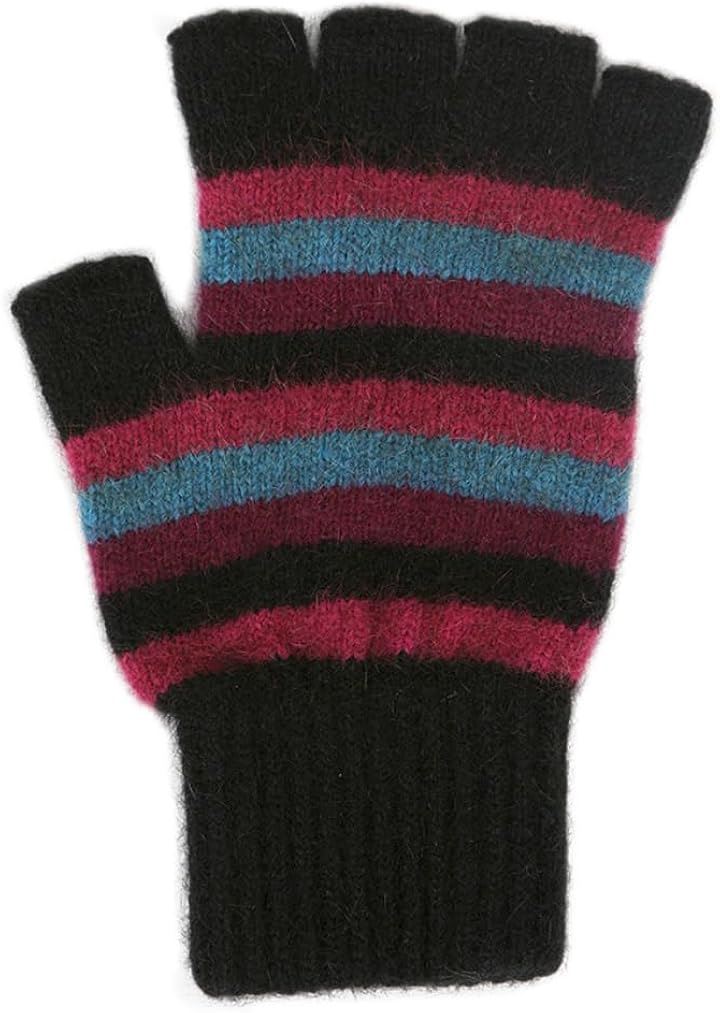 ポッサムメリノ 手袋 オープンフィンガーグローブ 防寒 防風 保温グローブ スマホ対応 男女兼用 暖かい ウール手袋 自転車 バイク アウトドア 通勤通学 暖かい手袋(ジュエル, S)