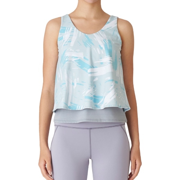 Real Stone リアルストーン レイヤードタンク RS-L586T ウェルネス ノースリーブ・タンクトップ RSL586T-LBL