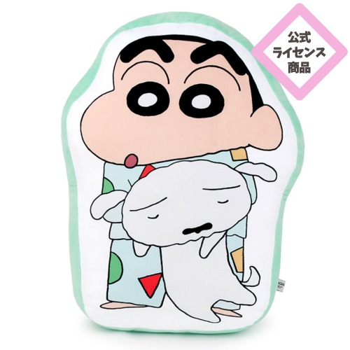 クレヨンしんちゃん ぬいぐるみ クッション パジャマ 50×36cm