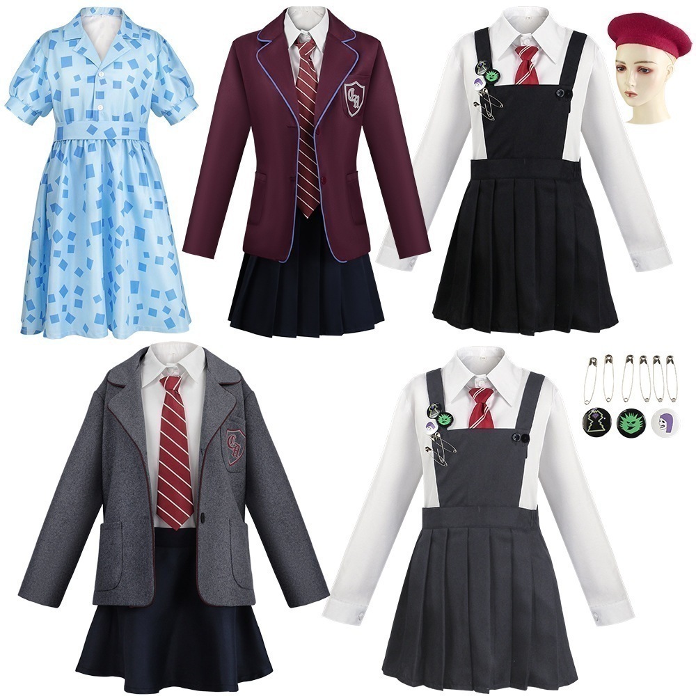 マティルダcos服ミュージカルホッテンシア子供用マティルダコスプレ衣装