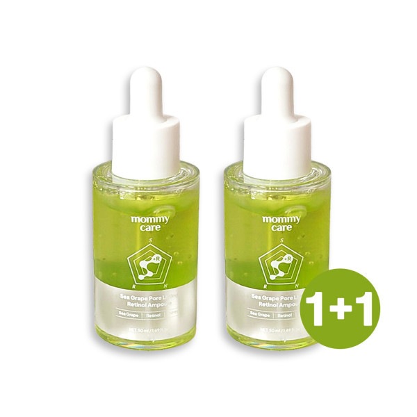 1+1 マミケア 海ぶどうレチノール毛穴アンプル 50ml+50ml(贈呈品なくなり次第贈呈終了)