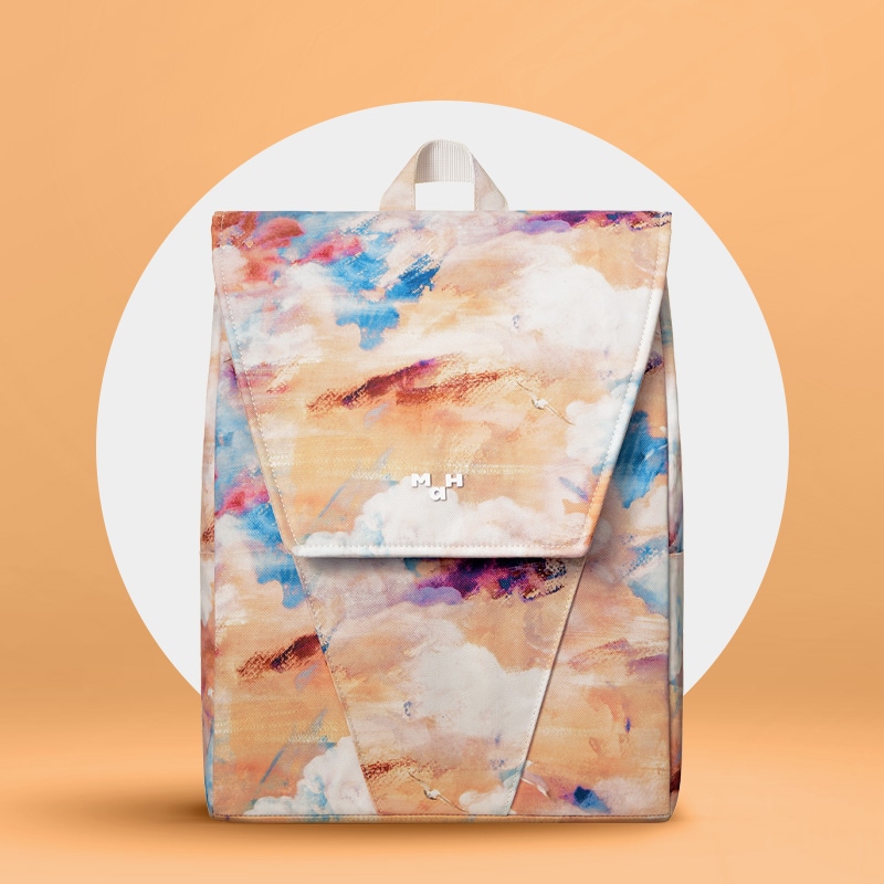 Young Printing リュック 14インチPC収納可能 バックパック バッグ