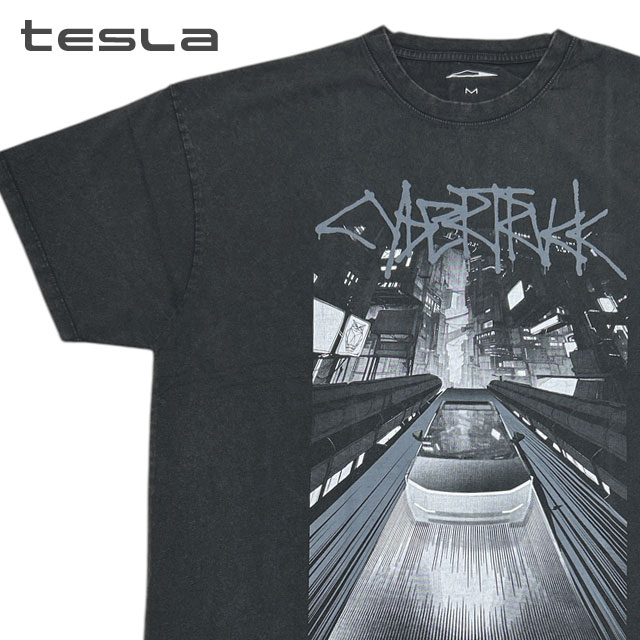 テスラ Tesla Cybertruck Cityscape Tee Tシャツ 200-009513-041
