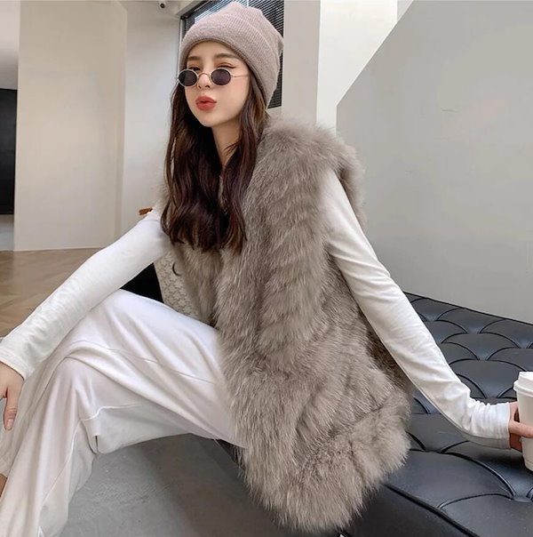 Qoo10] リッチなファーで高見え フォックスファー