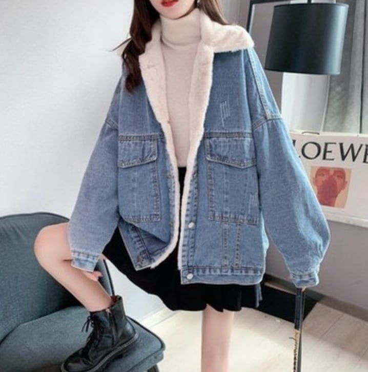 アウター デート Gジャン 上着 袖あり 長袖 デニム 冬 10代 20代 30代 レディース 個性的 ブルー ブラック S M L ゆったり こなれ感 ラフ ルーズ マニッシュ メンズライク
