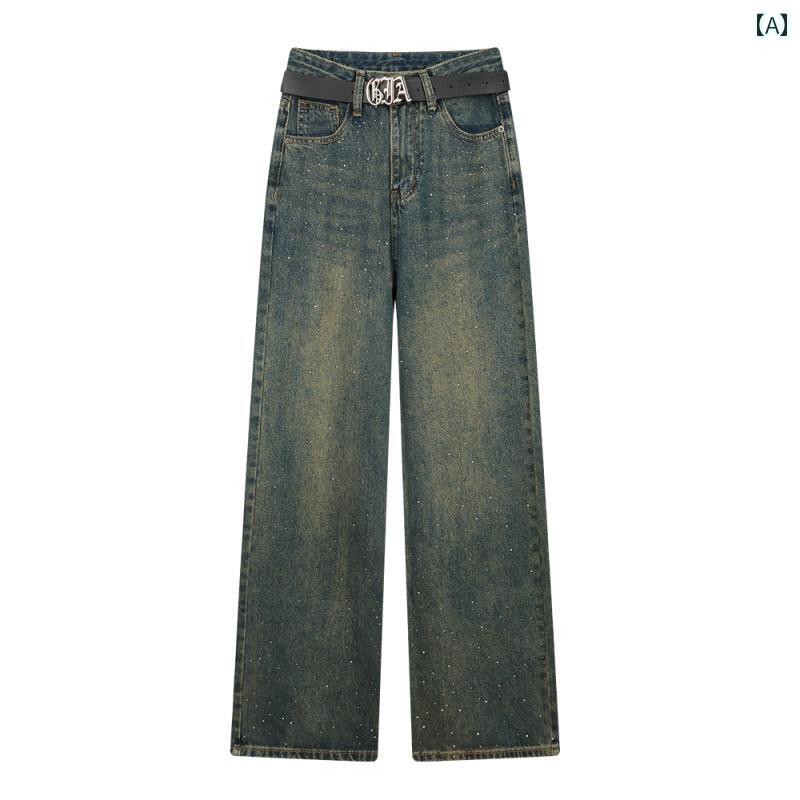 デニム パンツ カジュアル レディース 女性用 ジーンズ スリム ストレート パンツ ロング パンツ ワーク アウトドア 6,417円