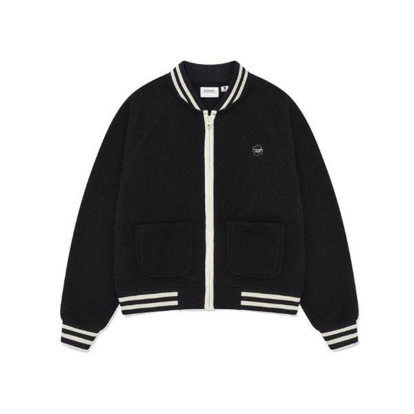 ジャケット JQS CO2303JK70-NA ウーマン フリース バーシティ ジャケット Navy