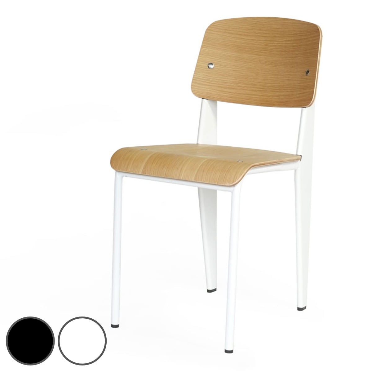 ダイニングチェア 座面高48cm オーク スタンダードチェア リプロダクト デザイナーズチェア チェア 椅子 食卓 リビング 背もたれ 天然木 ナチュラル 北欧 木目調 プライウッド