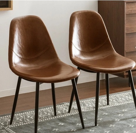 ダイニングチェアセット チェア ダイニングチェア ファッション 1脚セット ダイニングチェア チェア 北欧レトロ ダイニングテーブルチェア レザー 鋼製 モダン カフェスタイル シンプル オフィスチ