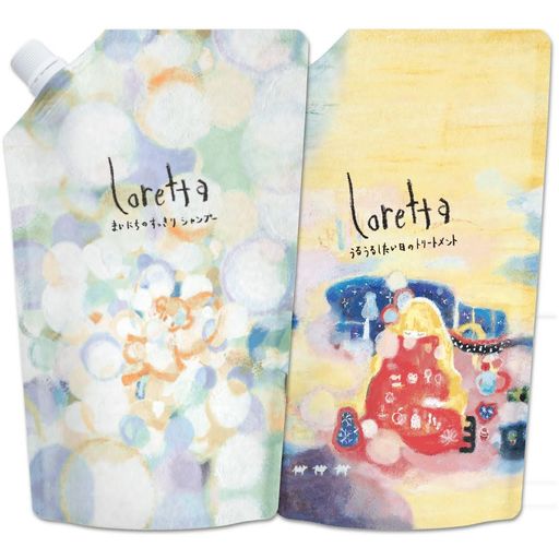 モルトベーネ ロレッタ まいにちのすっきりシャンプー 500ml + うるうるしたい日のトリートメント 400g セット