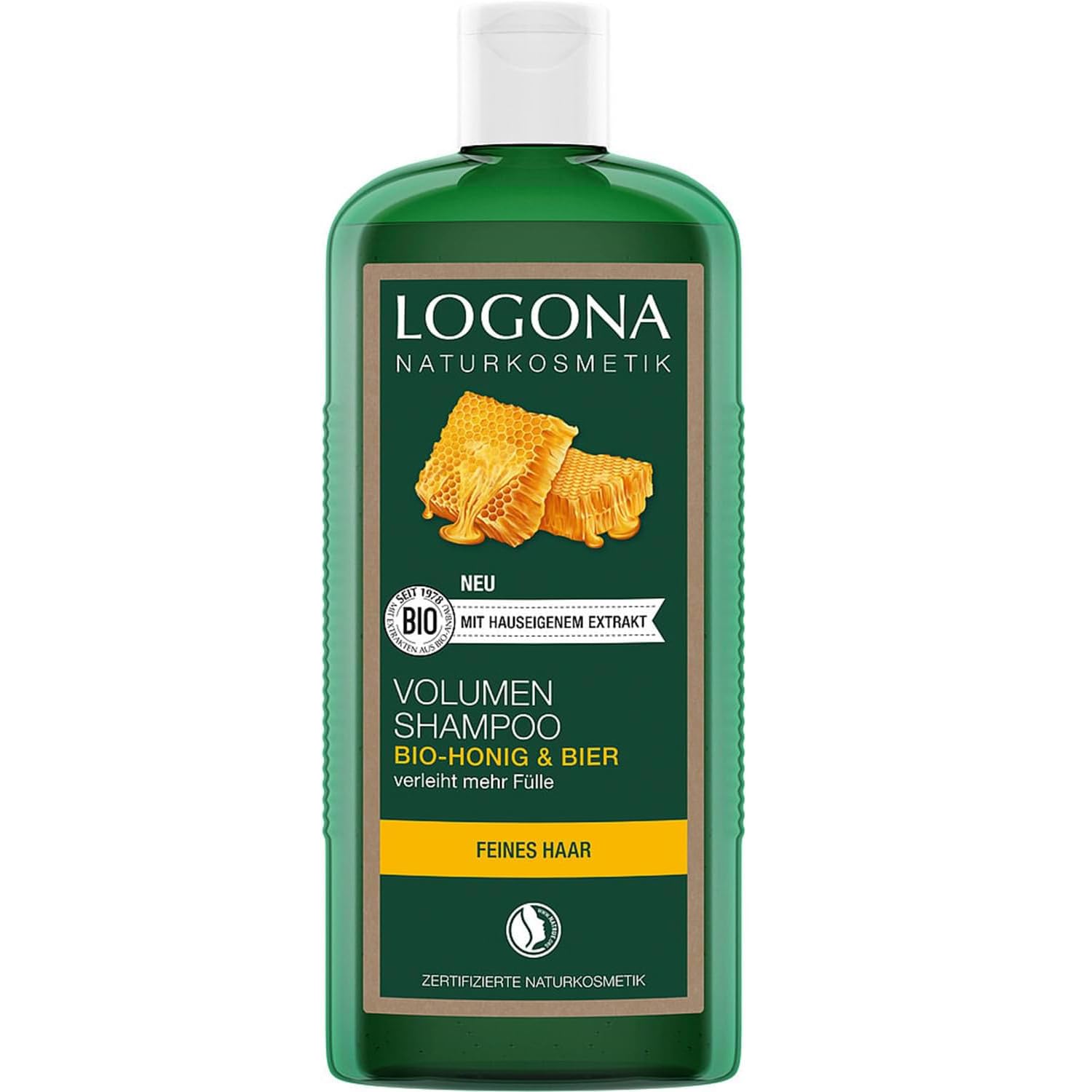 ロゴナ(LOGONA)【日本正規輸入品】ボリューム シャンプー 500ml ［細くてハリ・コシのない髪に］