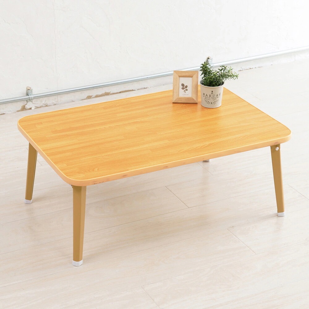 ローテーブル 折りたたみ おしゃれ ナチュラルモダン デスク 木製 完成品 机 フォールディング コンパクト 折り畳み
