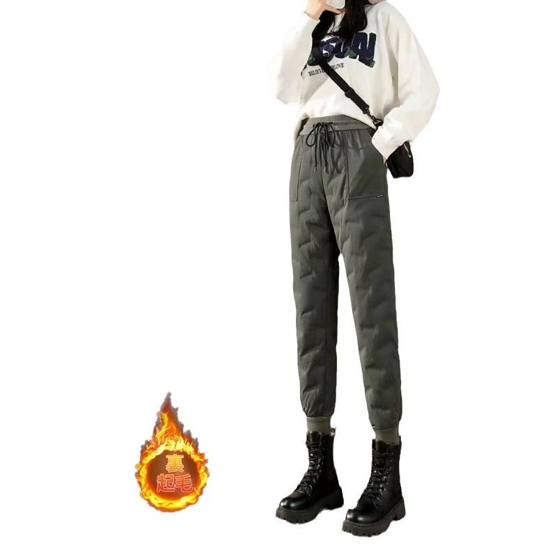 レディース中綿パンツ防風防寒パンツウェストゴムリラックスパンツ防寒パンツボトムス冬軽量大きい防寒対策保温性脚尻秋冬 4,864円