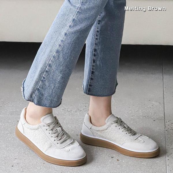 女性用スニーカー 牛革スニーカー SS58