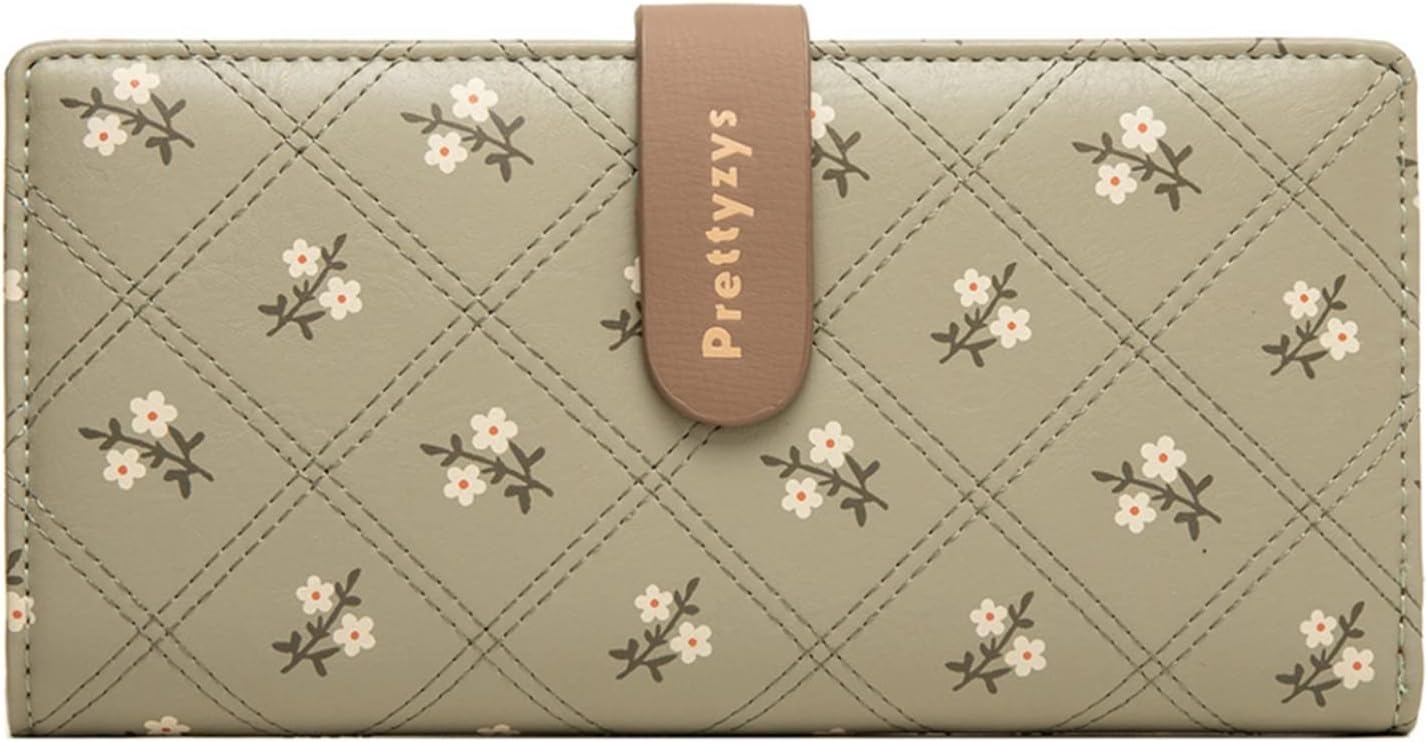 【20%OFFクーポン】財布 レディース 大きい 2つ折り ファスナー ボタン 花柄 英字柄 長財布 大容量 多機能 カード縦型収納 小銭入れ 取り出しやすい お手頃 スキミング防止 コインケース か