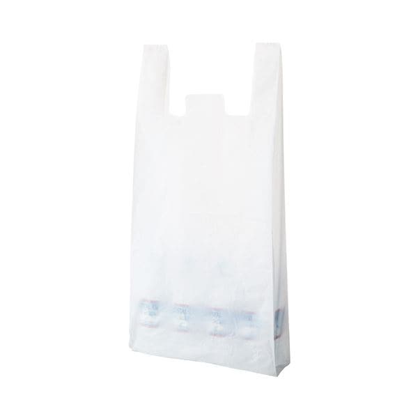 乳白レジ袋 No80 100枚入 [x10セット]