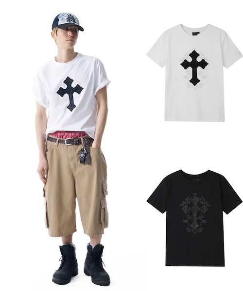 Qoo10 AAKAM PATCH RINGER TOP ロゴ