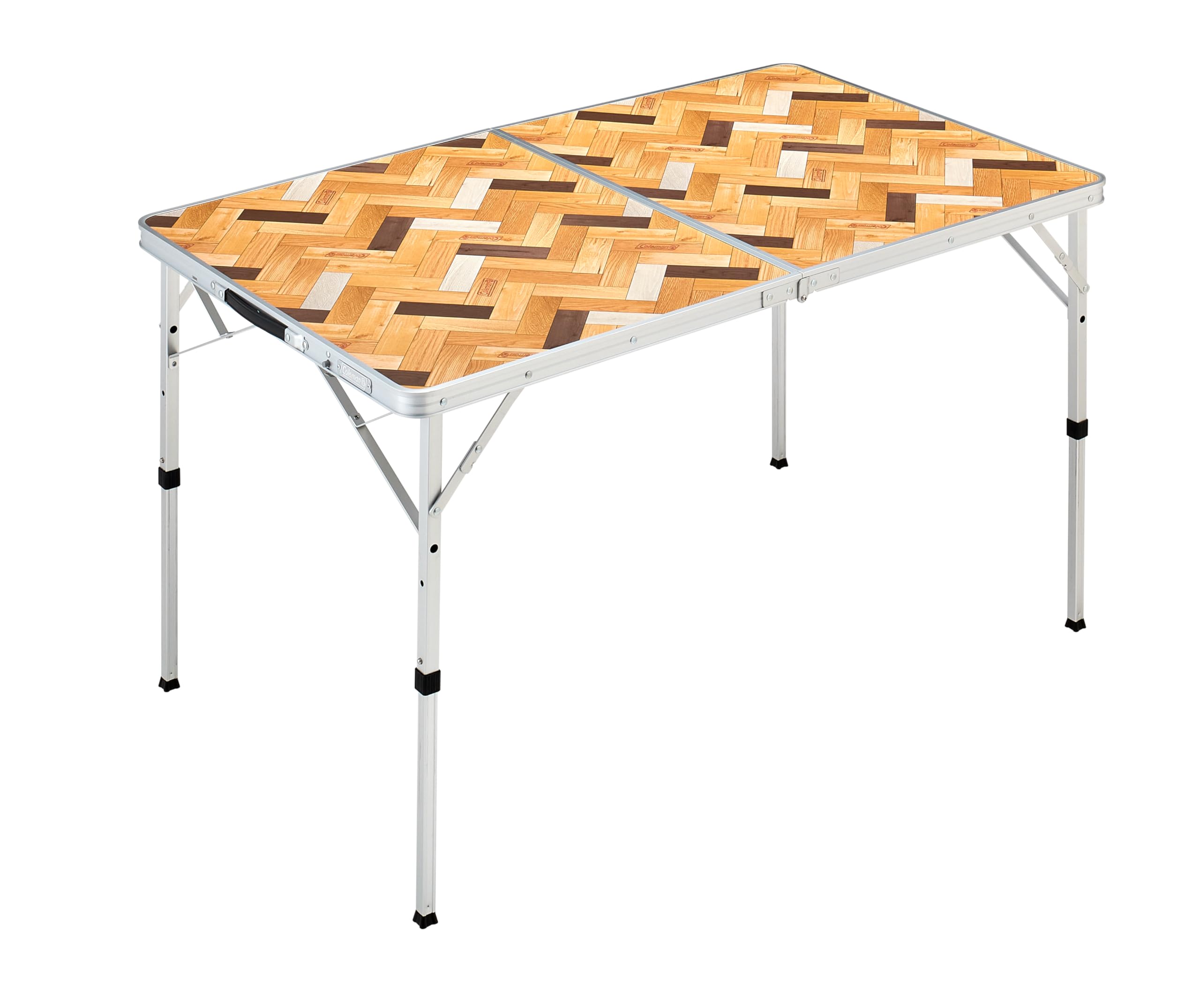 Coleman(コールマン)ナチュラルパズルテーブル/120 アウトドア キャンプ バーベキュー ピクニック 折りたたみ 高さ調節 ワンタッチ 耐荷重30kg ファミリー 抗菌