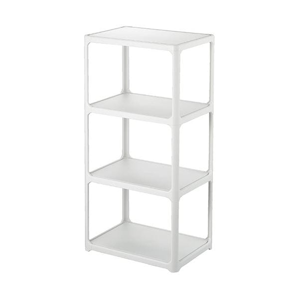 カタス タナ3段ライトグレー（組み立て式/シボタイプ） KT-S3LGY 1個