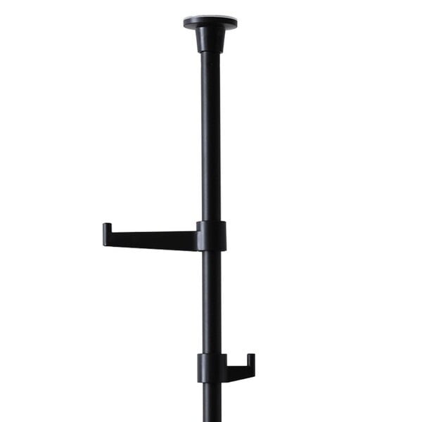 ホームテイスト SH-29-TTN3 つっぱりポールハンガー フック大小3個セット ブラック メーカー直送