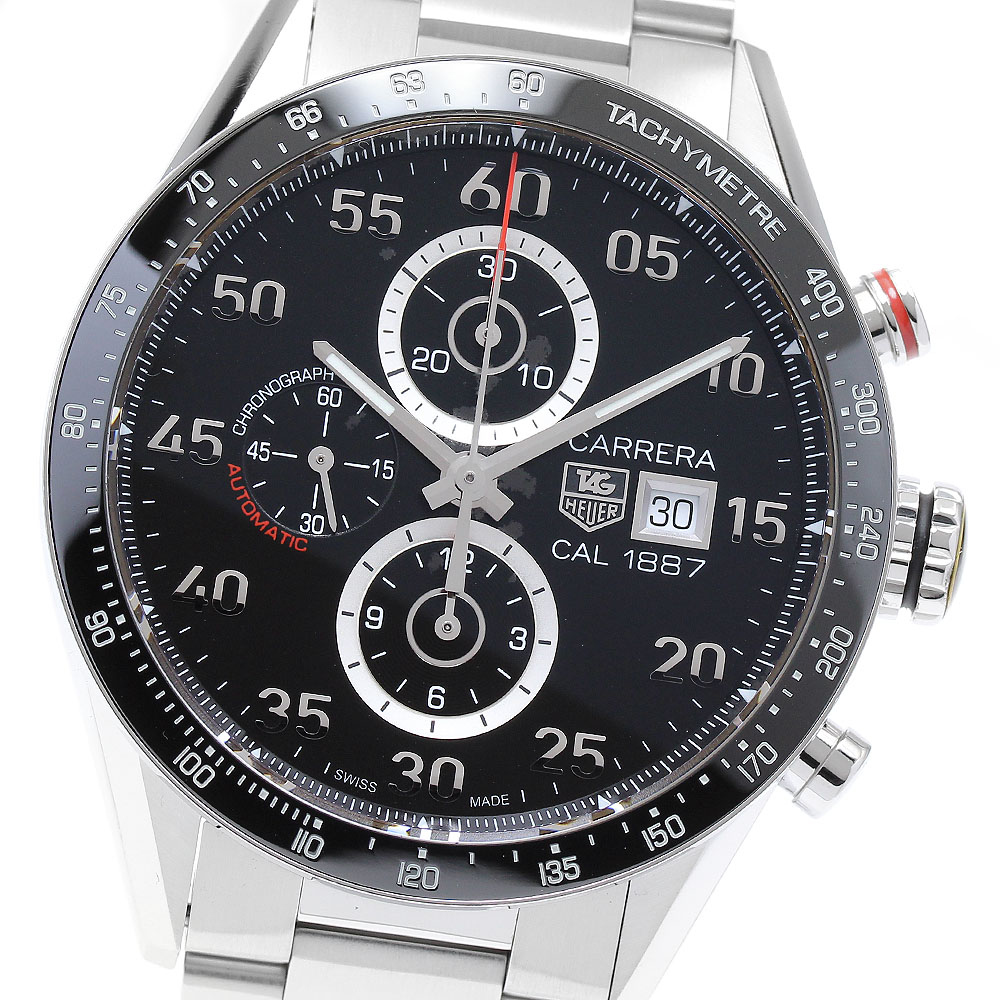 タグホイヤー TAG HEUER CAR2A10 カレラ デイト クロノグラフ 自動巻き メンズ _899628【中古】