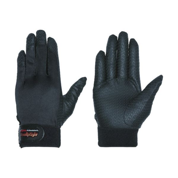 （まとめ）ペンギンエース ノンスリップライト Pパターンマジック S ブラック 1双[x5]