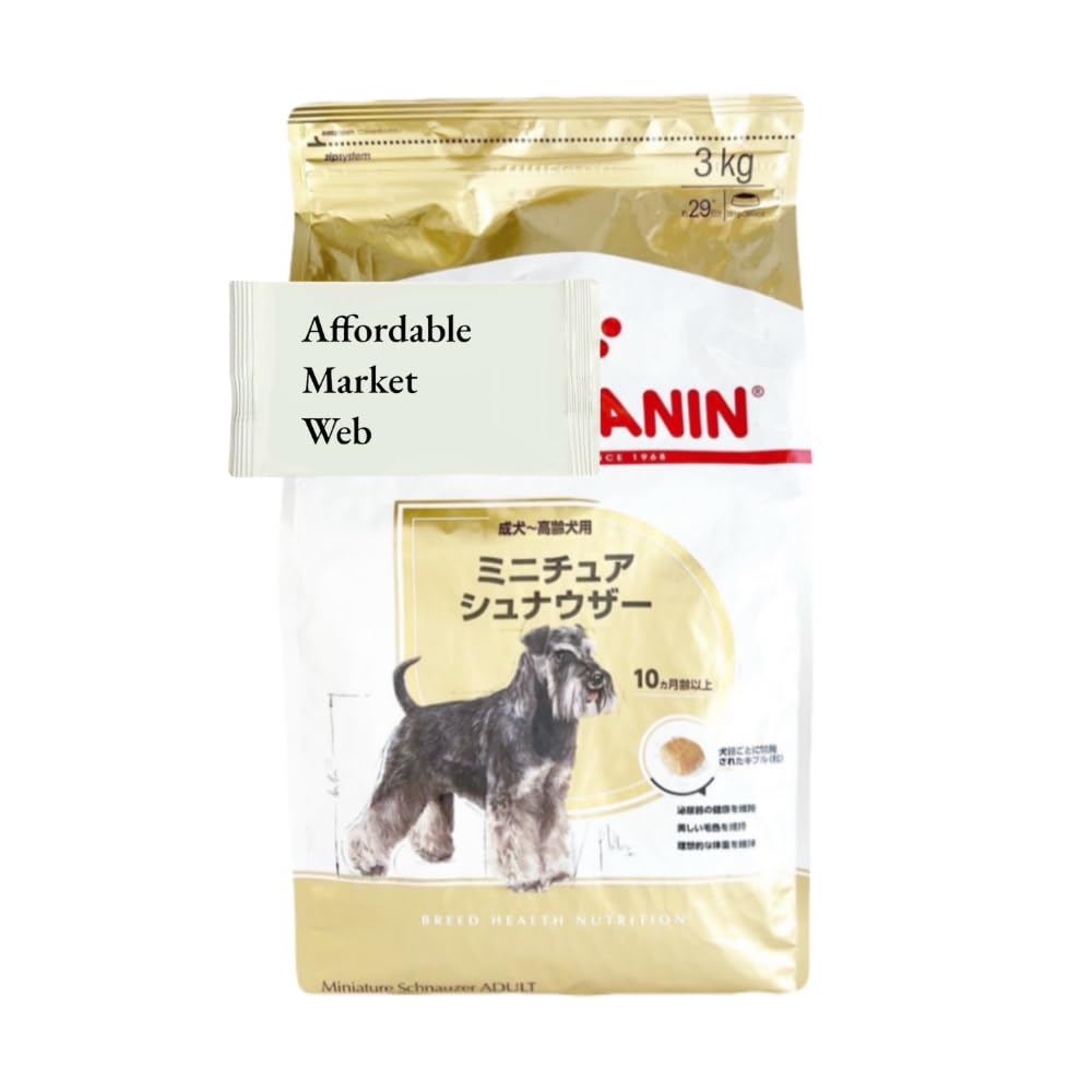 ロイヤルカナン ミニチュアシュナウザー 犬用 3kg 1個 成犬高齢犬用 ＆ オリジナルウェットティッシュ (3kg 1個)