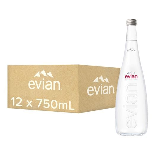 EVIAN(エビアン) グラスボトル 750ML×12本エビアン
