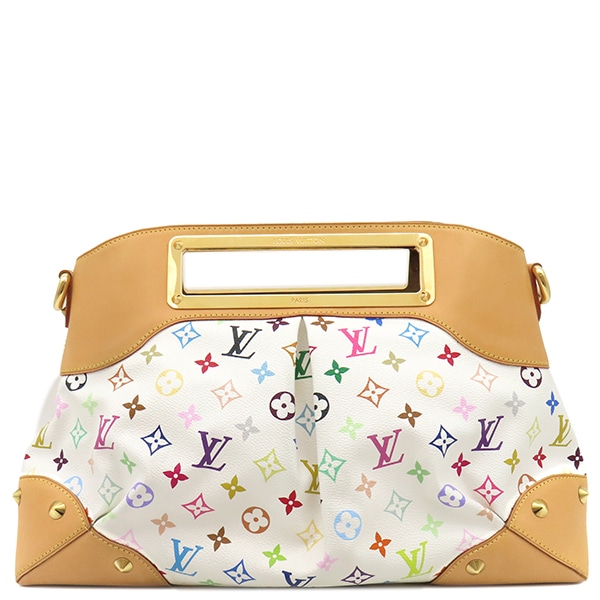 ルイヴィトン LOUIS VUITTON 2WAYバッグ ジュディGM モノグラムマルチカラー ブロン ゴールド金具 白 ショルダー ハンドバッグ M40253 TR0181【中古】
