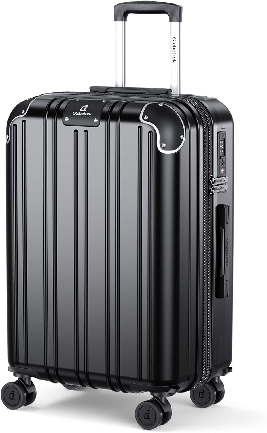 [Globetrek] 現役CA監修・日本企業企画 スーツケース キャリーケース 拡張機能付き 大容量 大型 耐衝撃 超軽量キャリーバッグ 360度回転 ストッパー付 静音 luggage