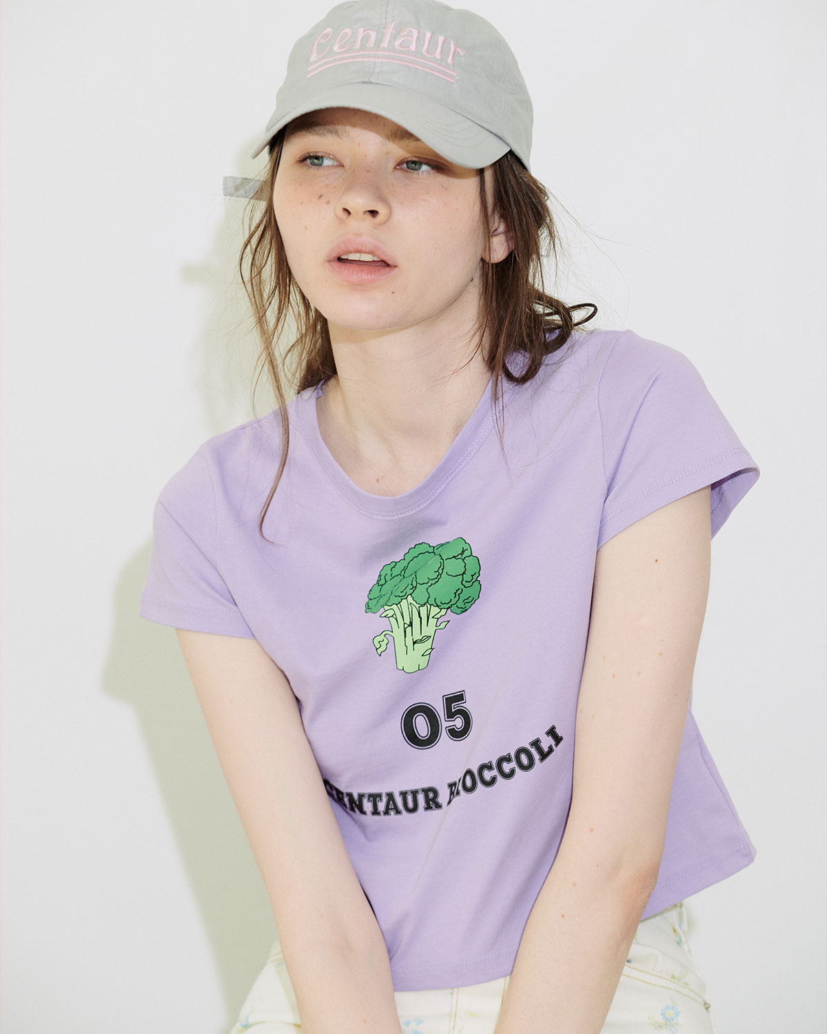 ザ・ケンタウロス・ケンタウロス・ブロクロクルクロップTシャツ_バイオレット
