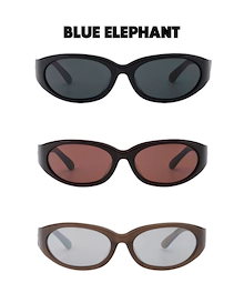 BLUE ELEPHANT ブラウンオーバルサングラス　韓国 org.jpg