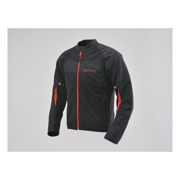 HBJ-058 スポーツメッシュジャケット ブラック/レッド XLサイズ 21668