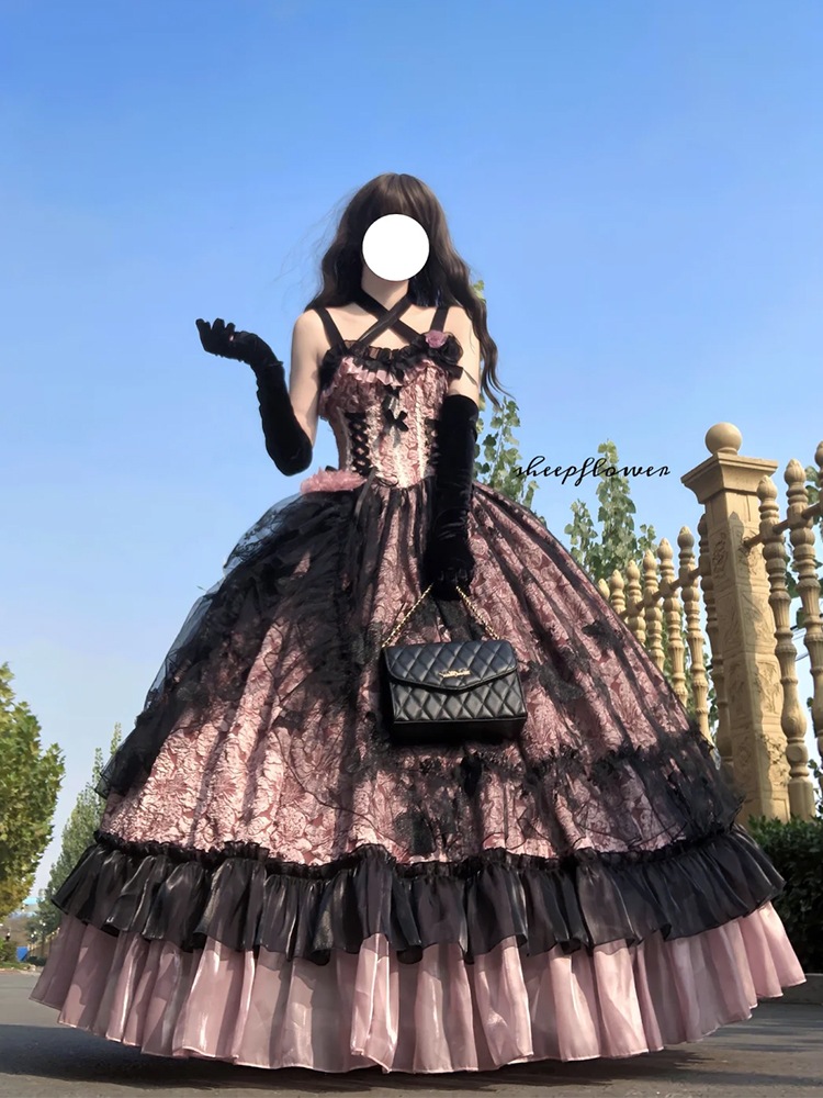 夏用ロリータ イブニングドレス レディース 結婚式 学生の日 大人 卒業パーティー プリンセスドレス