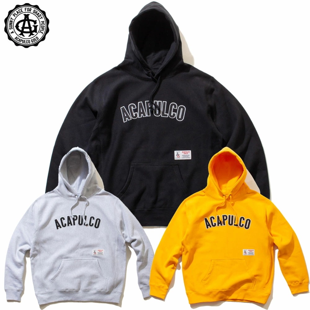 【Acapulco Gold/アカプルコゴールド】プルオーバーパーカー/CLASSIC LOGO PULLOVER HOODED SWEATSHIRTパーカー フード