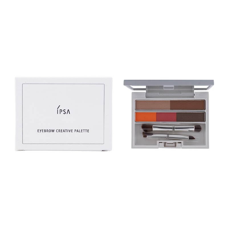 アイブロウクリエイティブパレット 3.3g 眉墨 ５色入り ブラシ付きニュアンスカラー [ギフトラッピング対応]