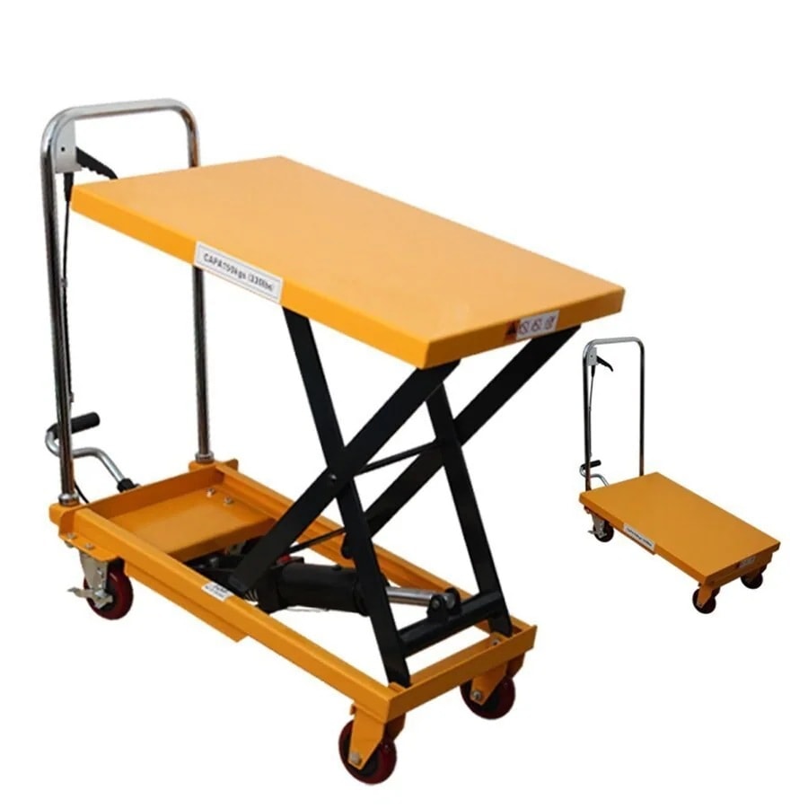油圧式リフトテーブル 150kg 台車 ハンドテーブルリフト 油圧式昇降台車 リフトカート