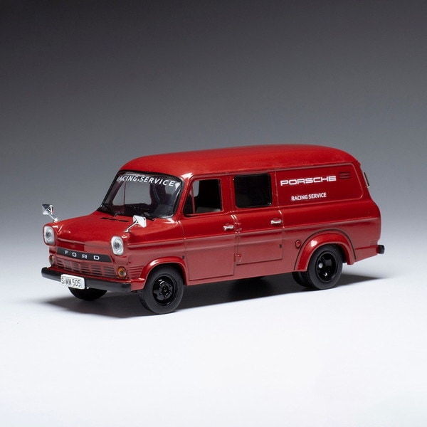 イクソモデル フォード トランジット MKI 1966 「PORSCHE RACING SERVICE」 1/43 ミニカーミニカー