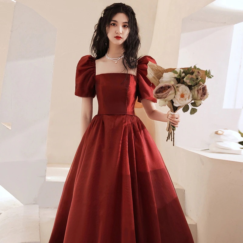 スーツ花嫁ハイエンドウェディングドレスプリンセスエンゲージメントスカート小さな妊婦は春を着ることができます