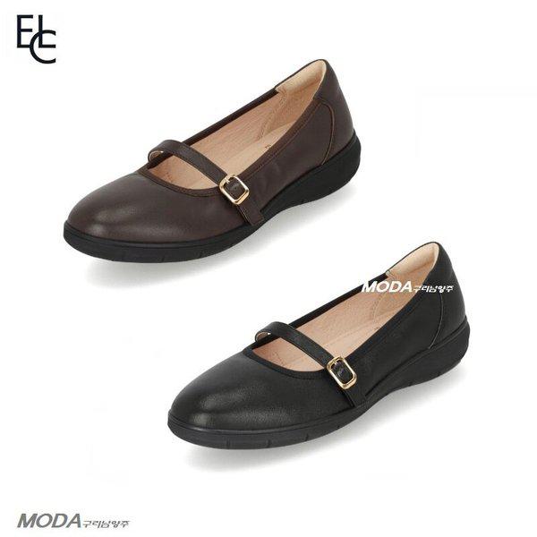 軽量クッションコンフォートメリージェーンフラットシューズ1XWC15X_GN