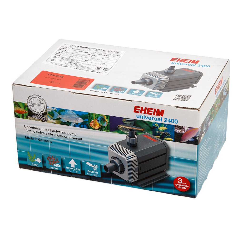 ６０Ｈｚ　エーハイム　１２６０　流量４０リットル／分　西日本用　メーカー保証期間１年　ＣＲＣ10―37―20―10―50