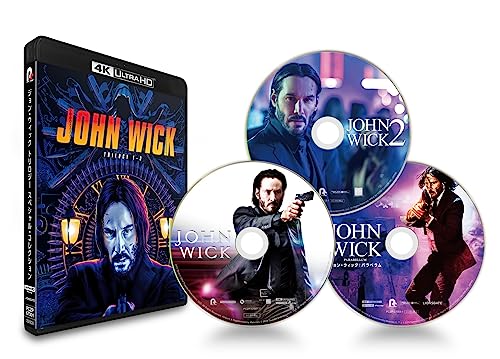 ジョンウィック トリロジー 4K ULTRA HD スペシャルコレクション【初回生産限定】(特典なし) [Blu-ray]