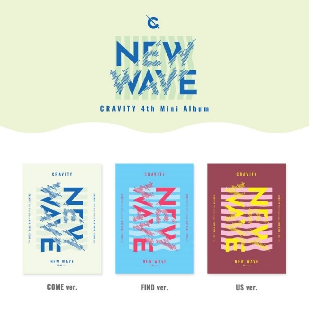 クラビティ - NEW WAVE ミニ4集 アルバムバージョンランダム発送_初回限定/ポスタープレゼント終了