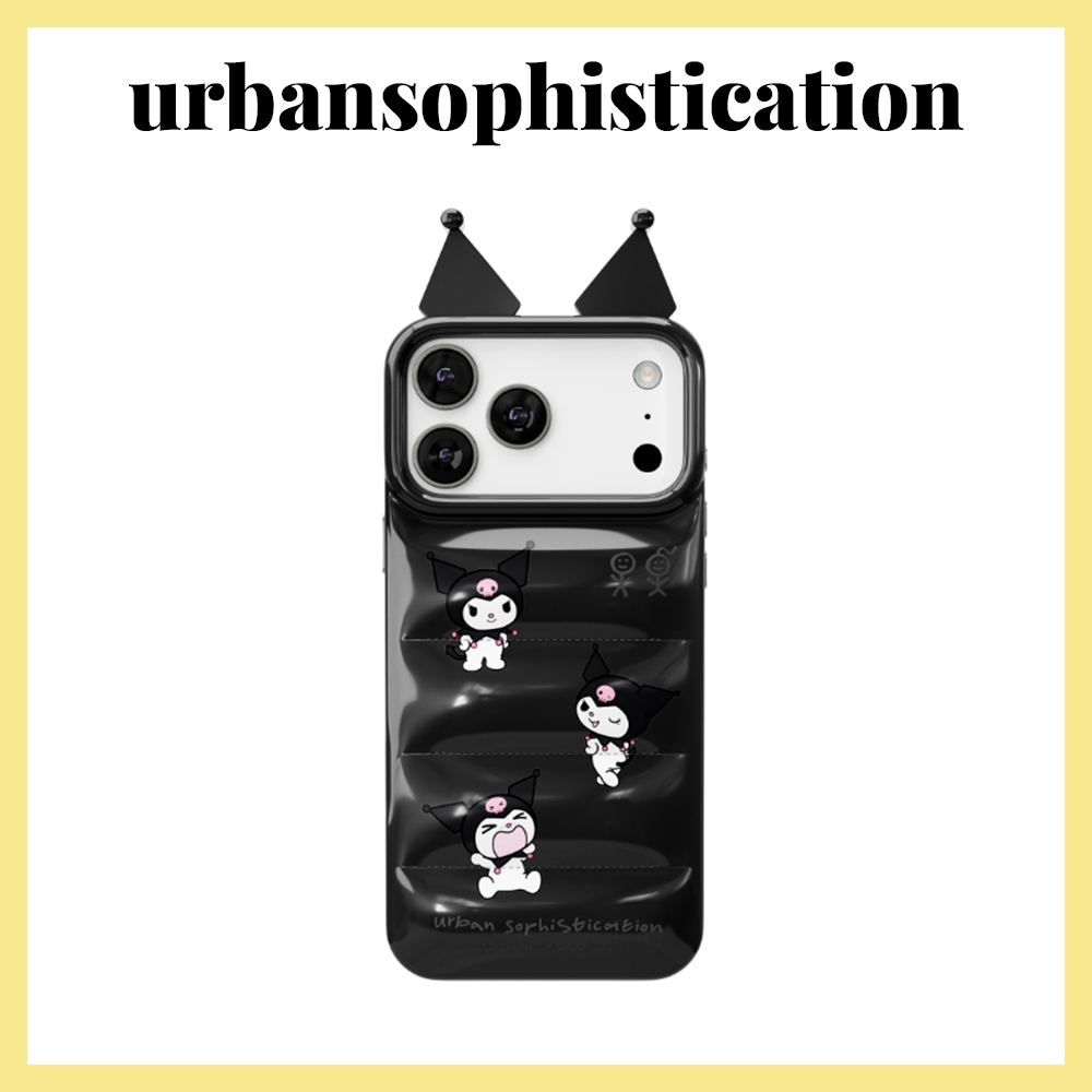正規品 Urban Sophistication ハローキティ iPhoneケース スマホケース コラボ The Puffer Case - Crying Kuromi