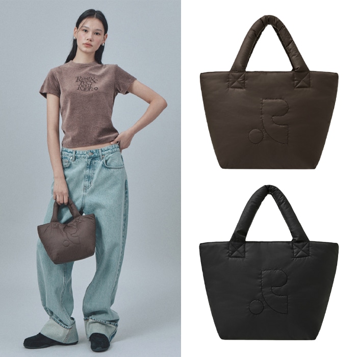 [ rest&recreation ] PUFFER MINI TOTE BAG - 2color