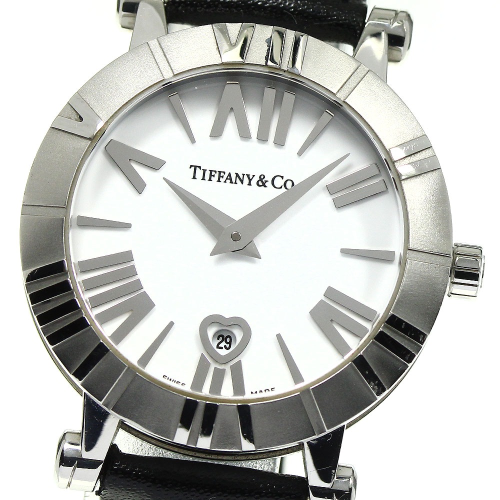 ティファニー TIFFANY&Co. Z1300.11.11A20A71A アトラス ドーム デイト クォーツ レディース 良品 _740476【中古】 40,495円