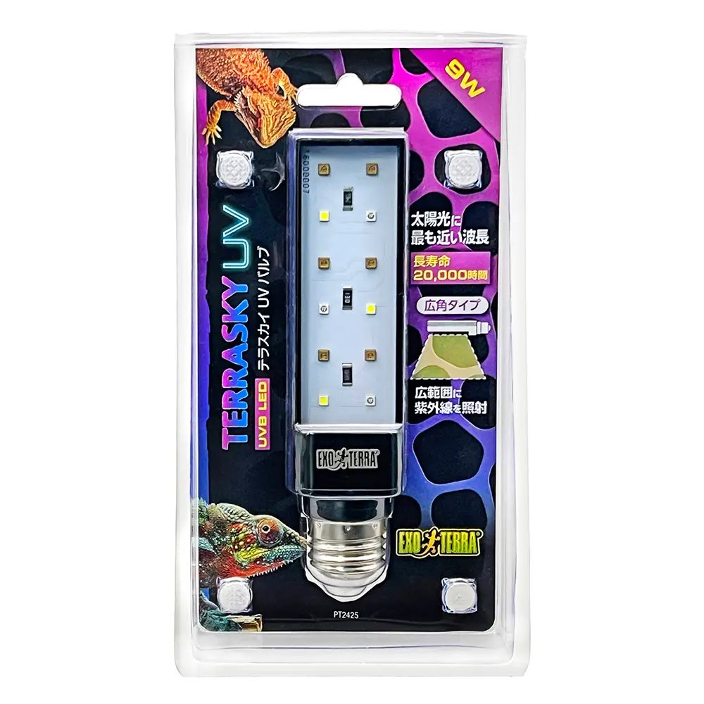 ＧＥＸ　エキゾテラ　テラスカイＵＶ　バルブ　９Ｗ　紫外線ＬＥＤ　ＣＲＣ17―41―30―00―00